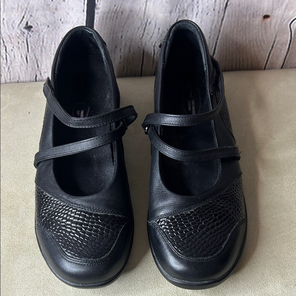 Aetrex Essence E360w Julia Mary Jane black shoes size us 8M